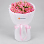 Букет из 11 розовых кустовых роз